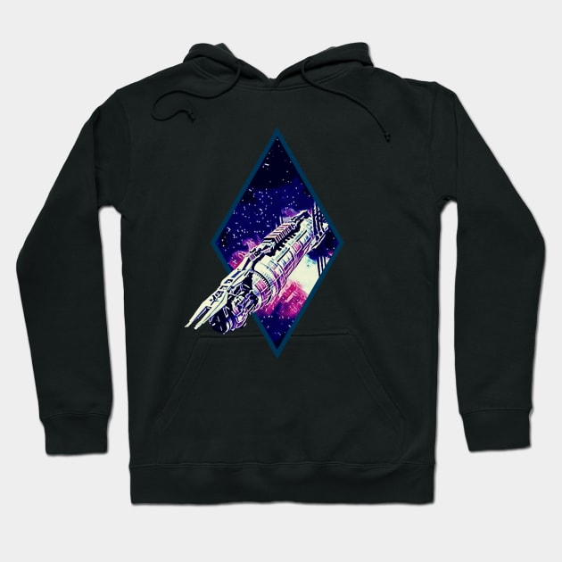 B5 - Last Best Hope for Peace - Space Station -  Black - Sci-Fi Hoodie by Fenay-Designs